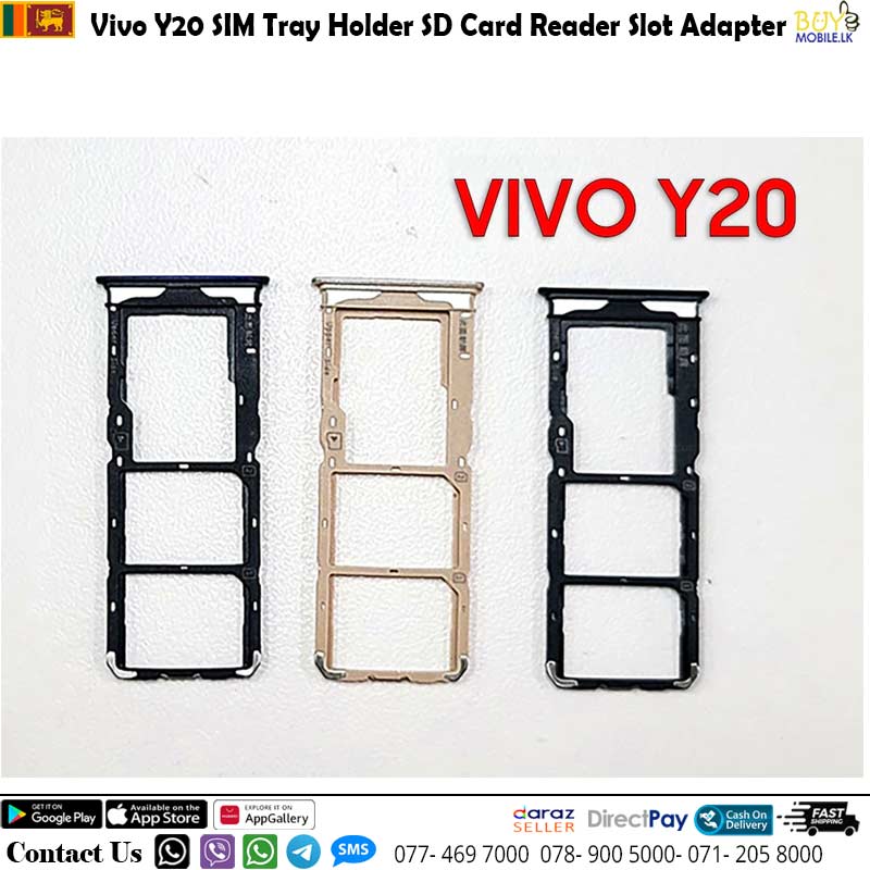 Vivo Y Sim Tray Holder Sd Card Reader Slot Adapter Buymobile Lk