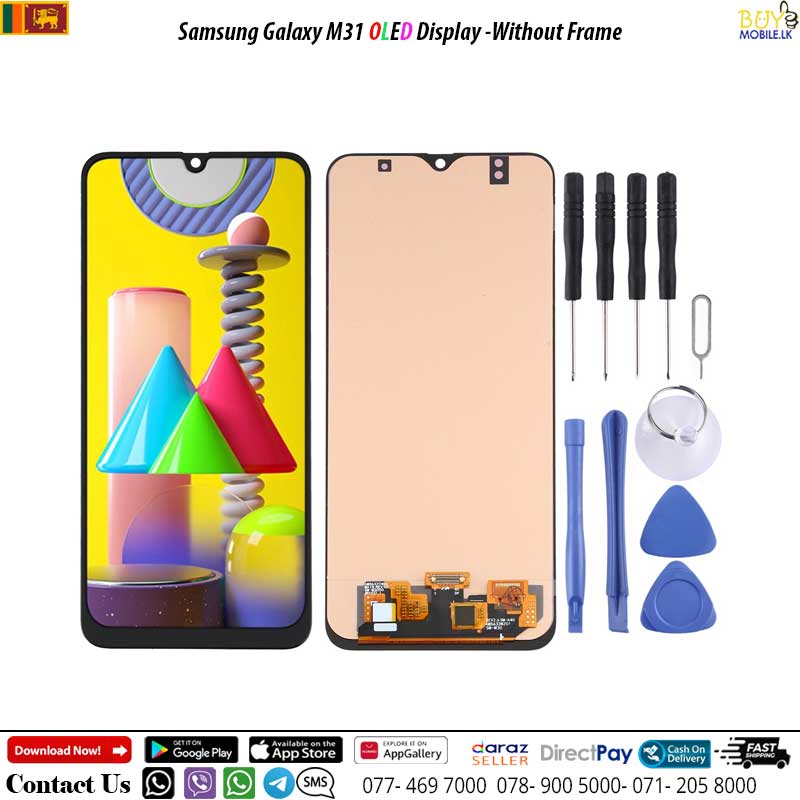 Samsung Galaxy M31 OLED Display Without Frame BuyMobile LK