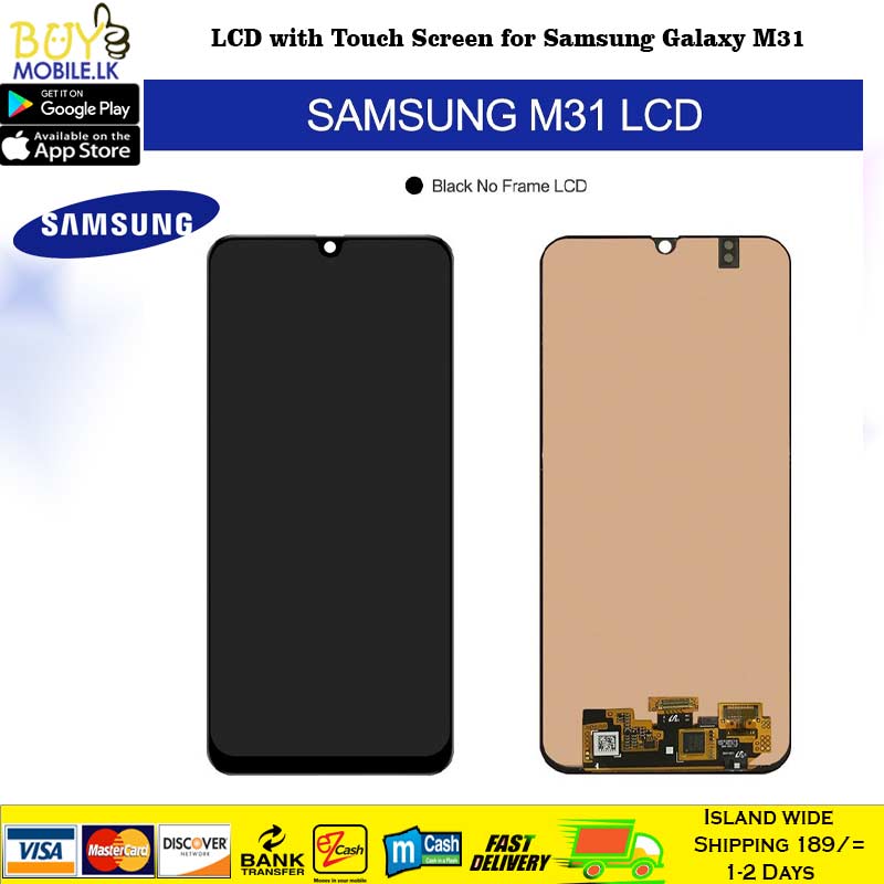 Lcd With Touch Screen For Samsung Galaxy M31 Buymobile Lk